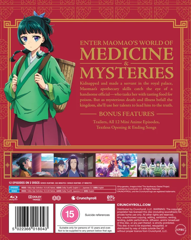 The Apothecary Diaries - Season 1 Part 1