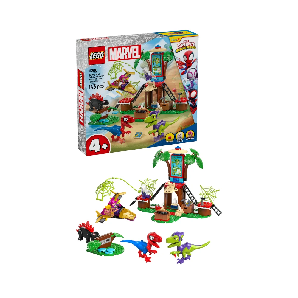 LEGO Marvel Spidey And His Amazing Friends Spidey and Gobby’s Raptor Battle at Tree House HQ 11200 Bild 1