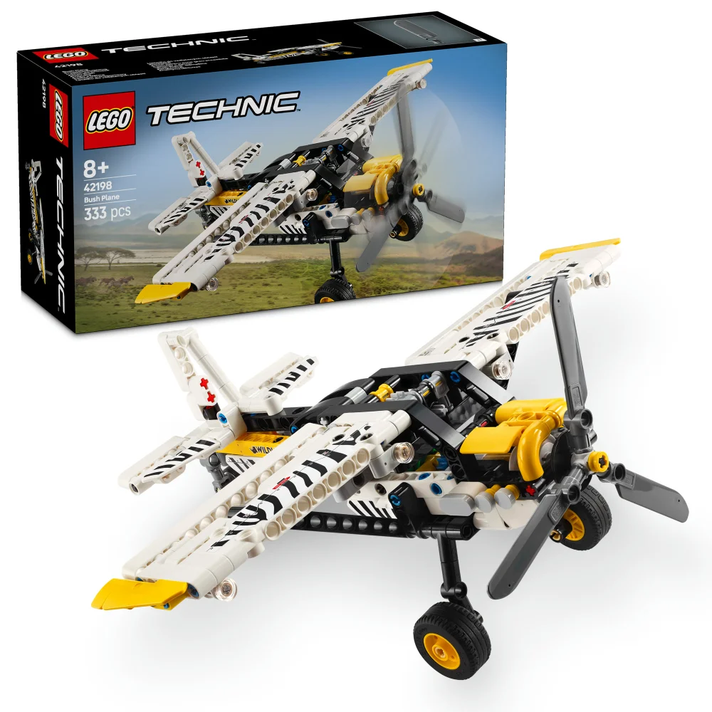 LEGO Technic Bush Plane Building Toy Set for Kids 42198 Bild 1