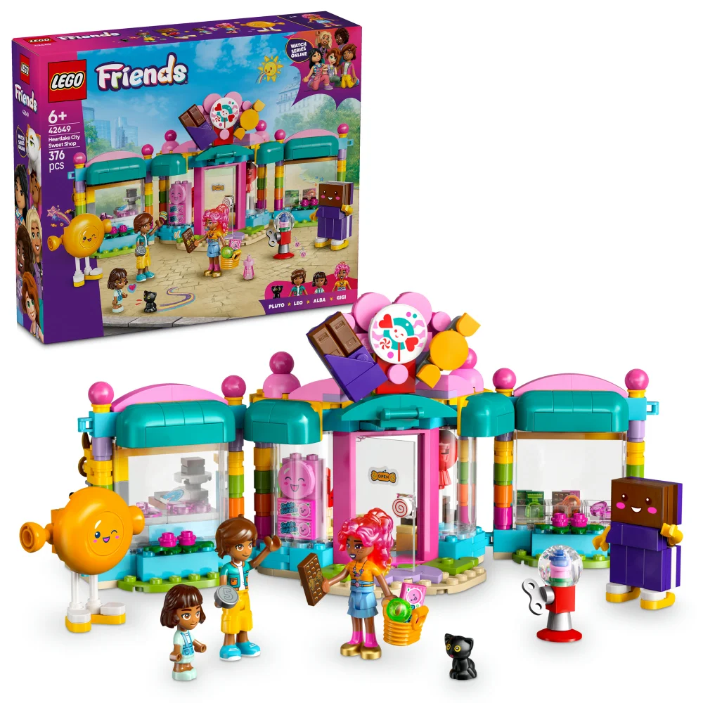 LEGO® Friends Heartlake City Sweet Shop Pretend-Play Set, Role-Play Toy 42649 Bild 1
