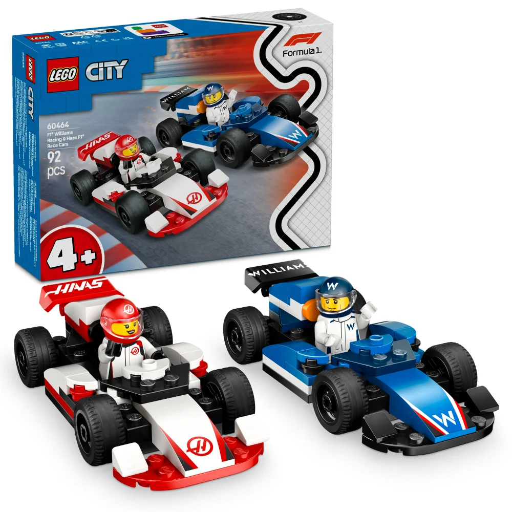 LEGO City F1 Williams Racing & Haas F1 Race Cars Set 60464 Bild 1