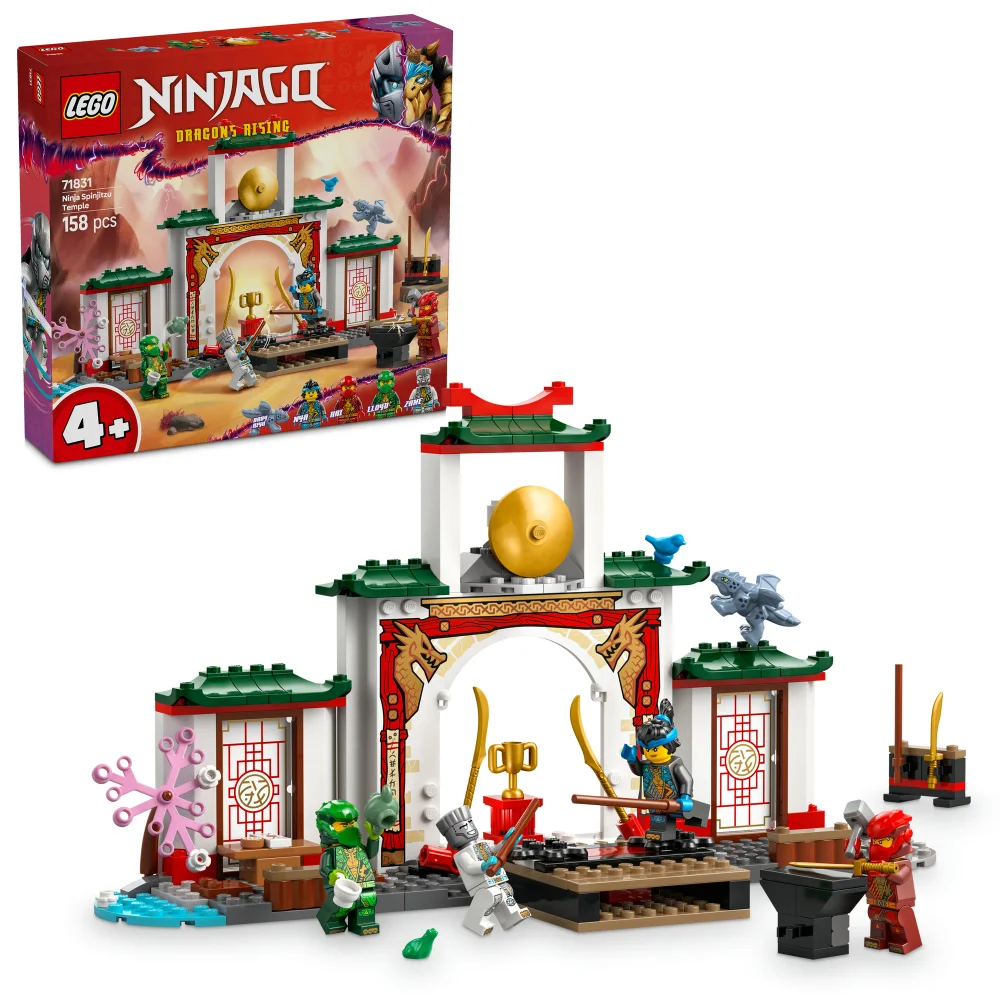 LEGO NINJAGO Ninja Spinjitzu Temple with Toy Dragon 71831 Bild 1