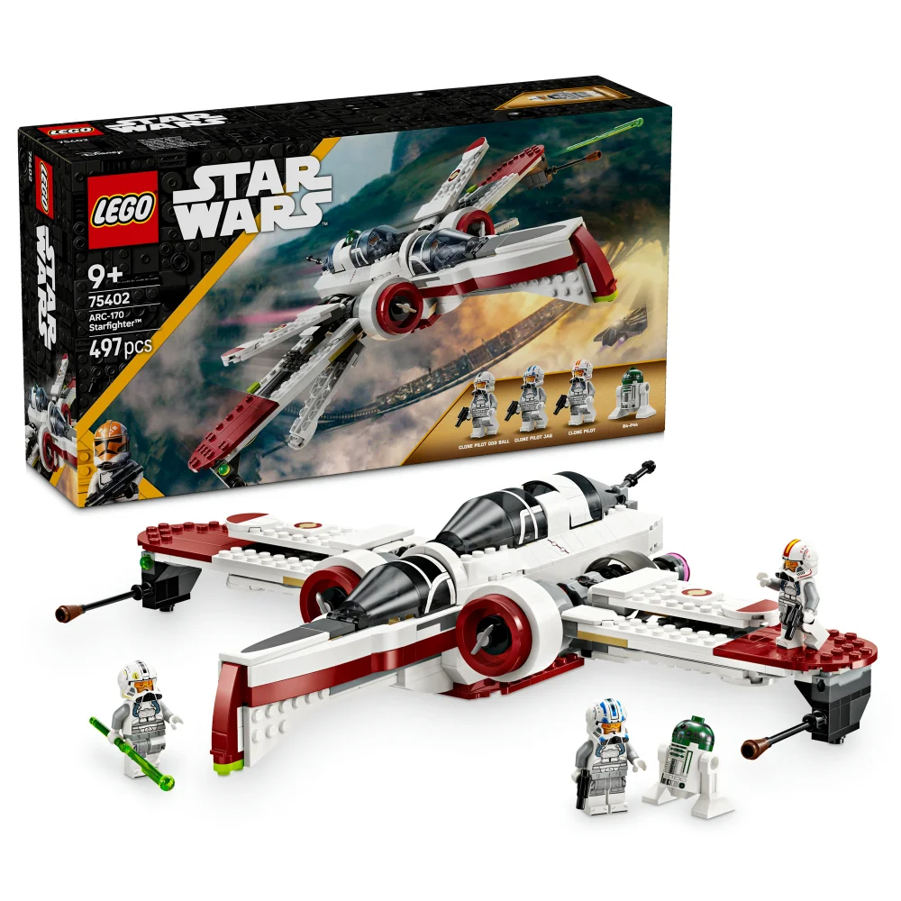 LEGO Star Wars ARC-170 Starfighter Building Toy Set 75402 Bild 1