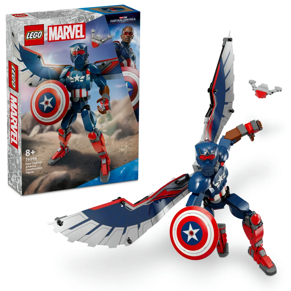 LEGO Marvel New Captain America Construction Figure 76296 Bild 1