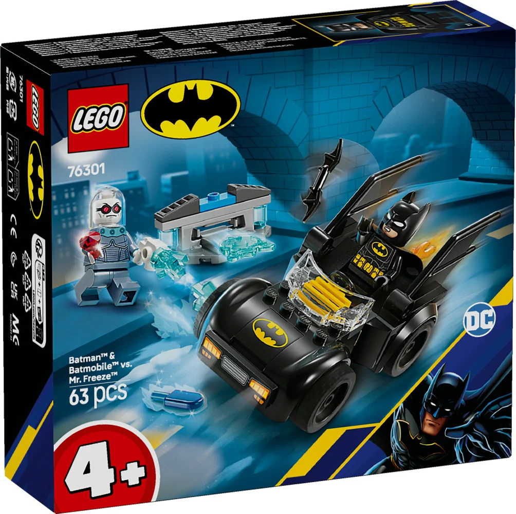 LEGO DC Batman & Batmobile vs. Mr. Freeze Car Toy Set 76301 Bild 1
