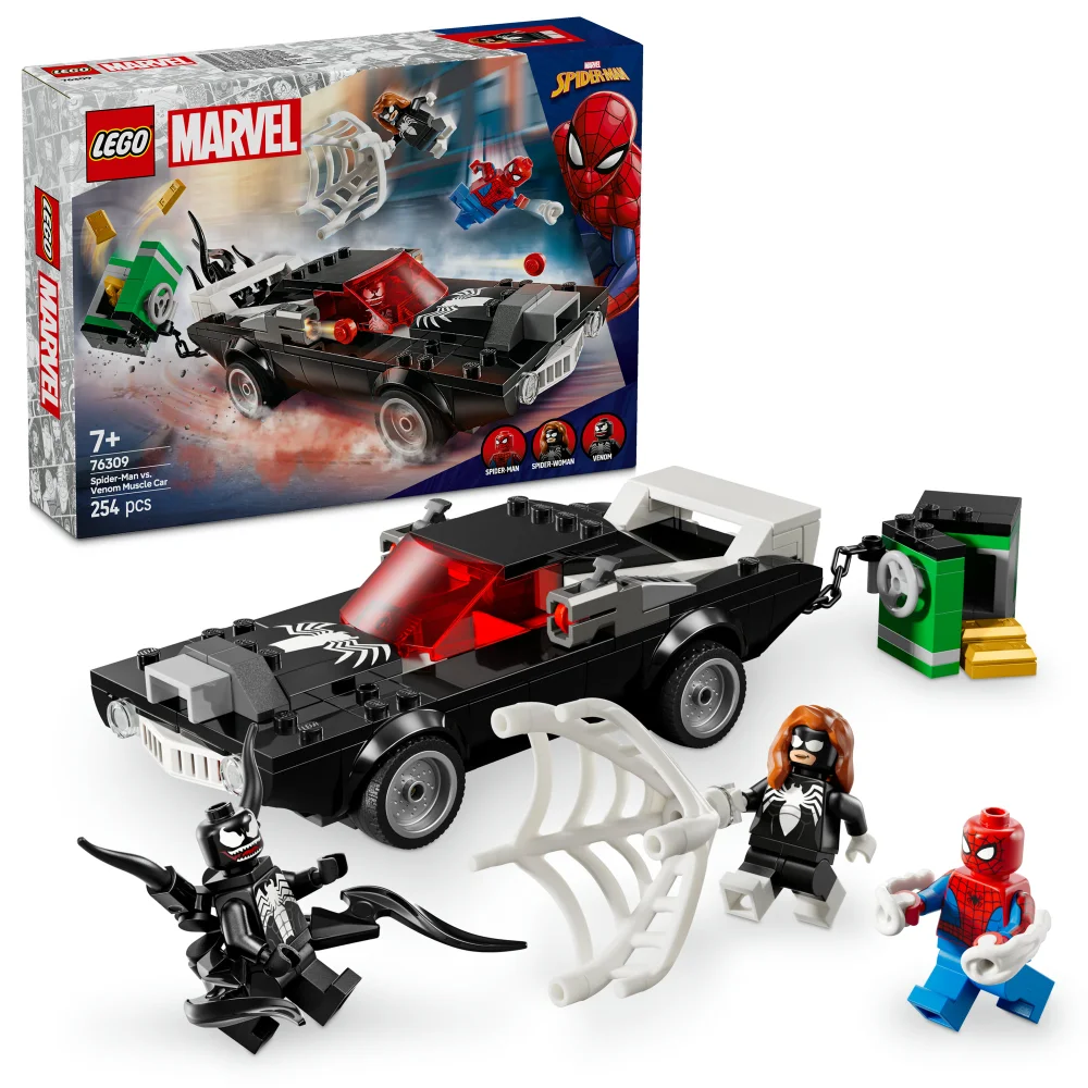 LEGO Marvel Spider-Man vs. Venom Muscle Car Playset 76309 Bild 1