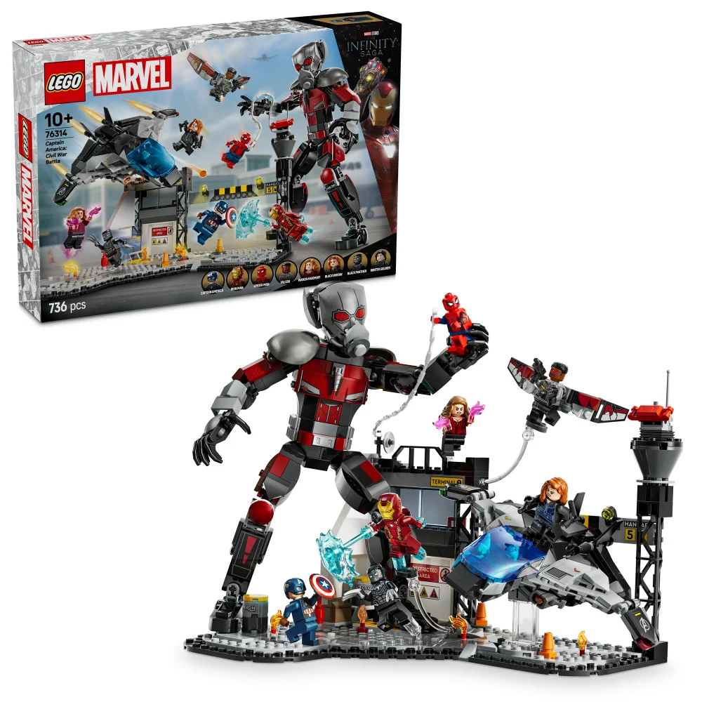 LEGO Marvel Captain America: Civil War Action Battle 76314 Bild 1