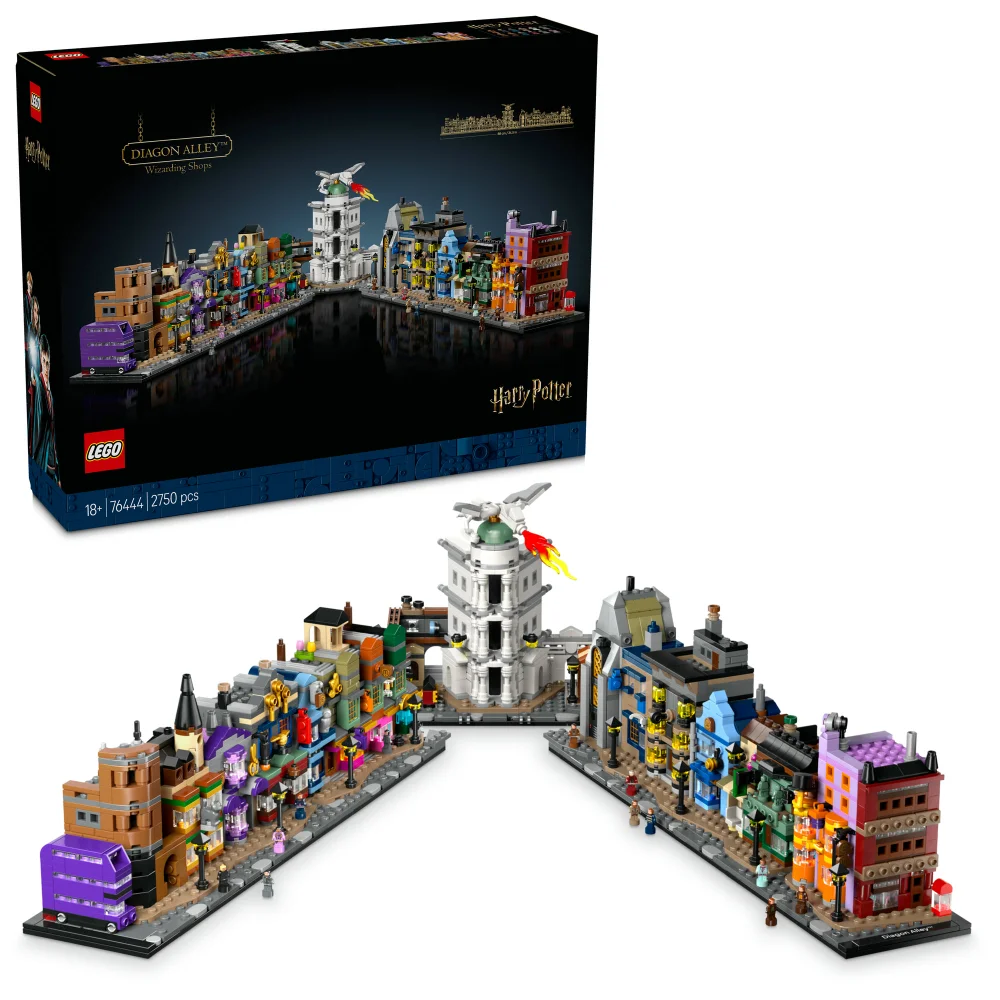 LEGO Harry Potter Diagon Alley Wizarding Shops Set 76444 Bild 1
