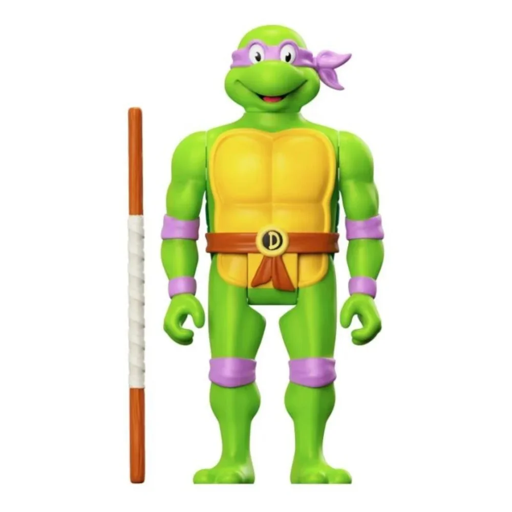 Super7 Teenage Mutant Ninja Turtles W7 - Donatello Toon ReAction Figure Bild 1
