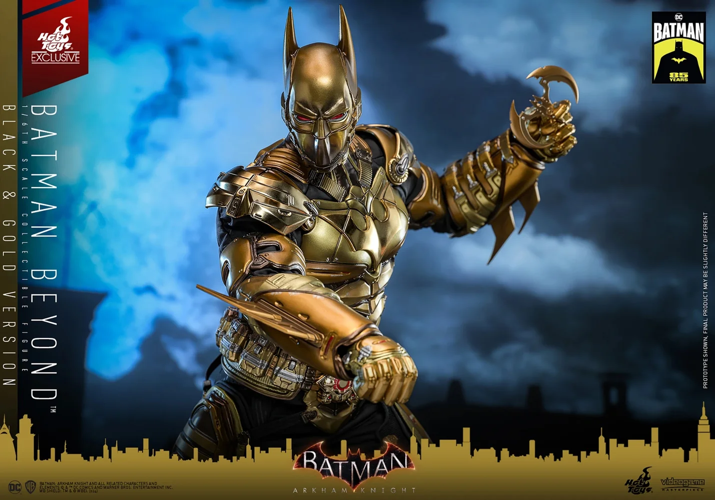 Hot Toys 1/6th Scale Batman Beyond Black & Gold Version Limited Edition Statue Bild 1