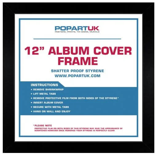 12" Record Cover Album - Black Bild 1