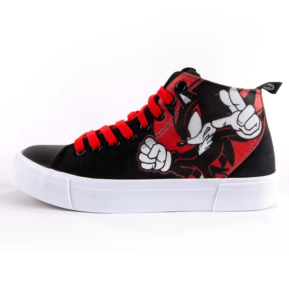 Akedo x Sonic The Hedgehog Shadow High Top - Black/White - UK 3 / EU 35.5 / US Men's 3.5 / Women's 5 Bild 1