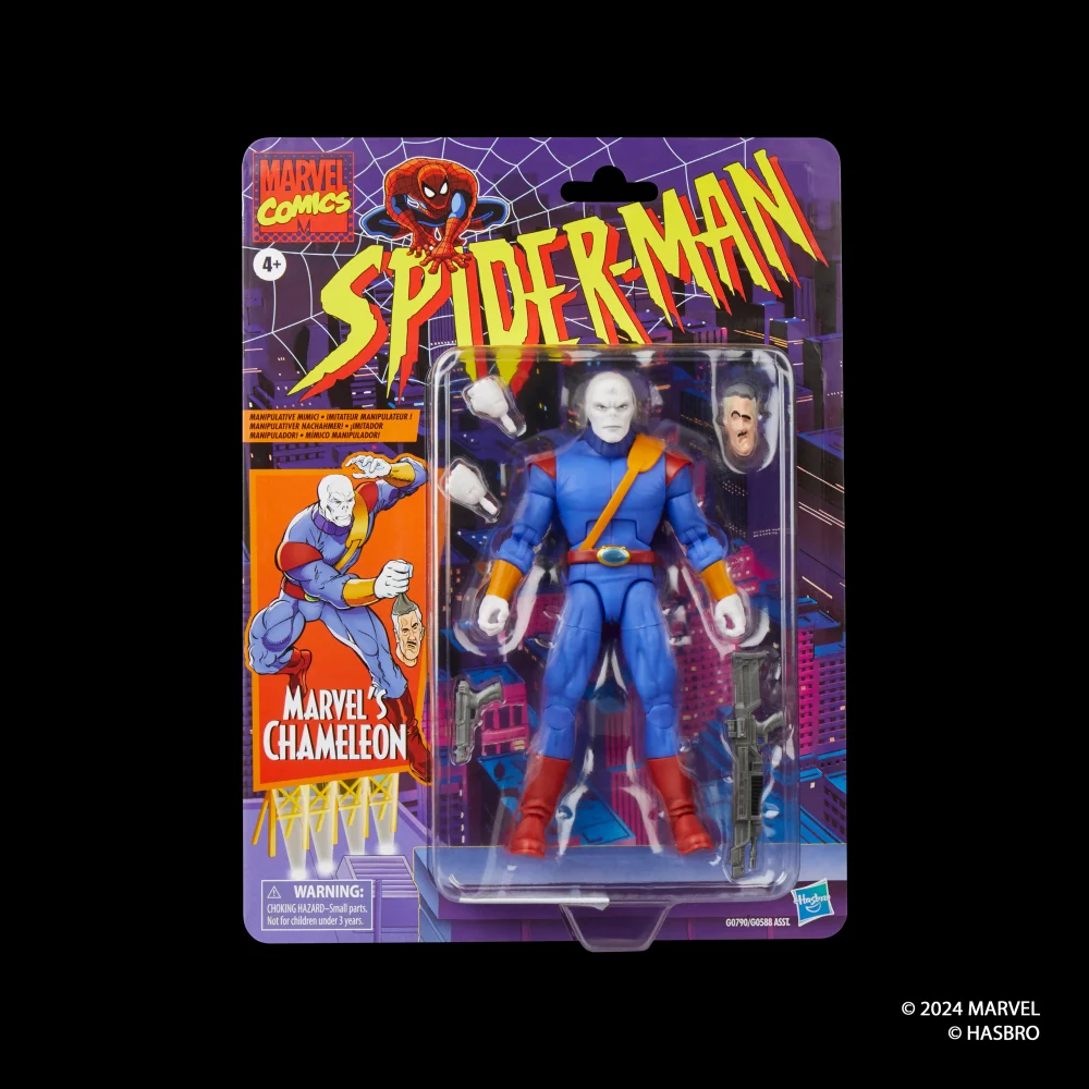 Marvel Legends Series Marvel's Chameleon, Retro Comics Collectible 6-Inch Scale Action Figure Bild 1