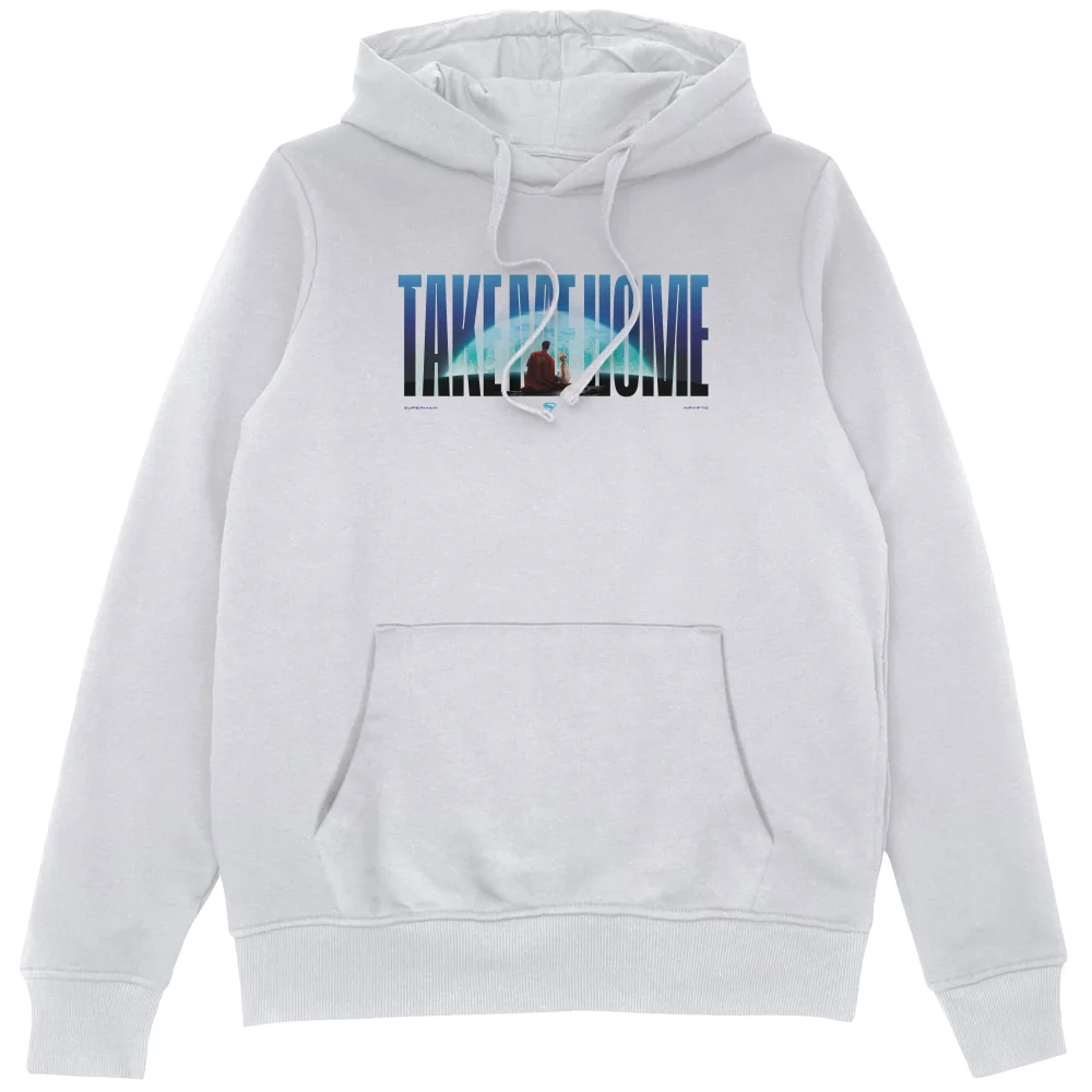 Superman Banner Hoodie - White - S Bild 1