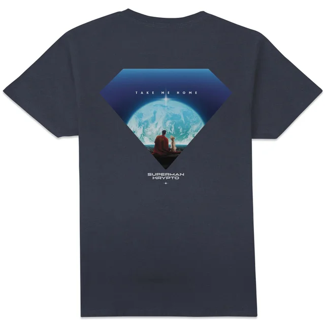 Superman Earth View Hope Unisex T-Shirt - Navy