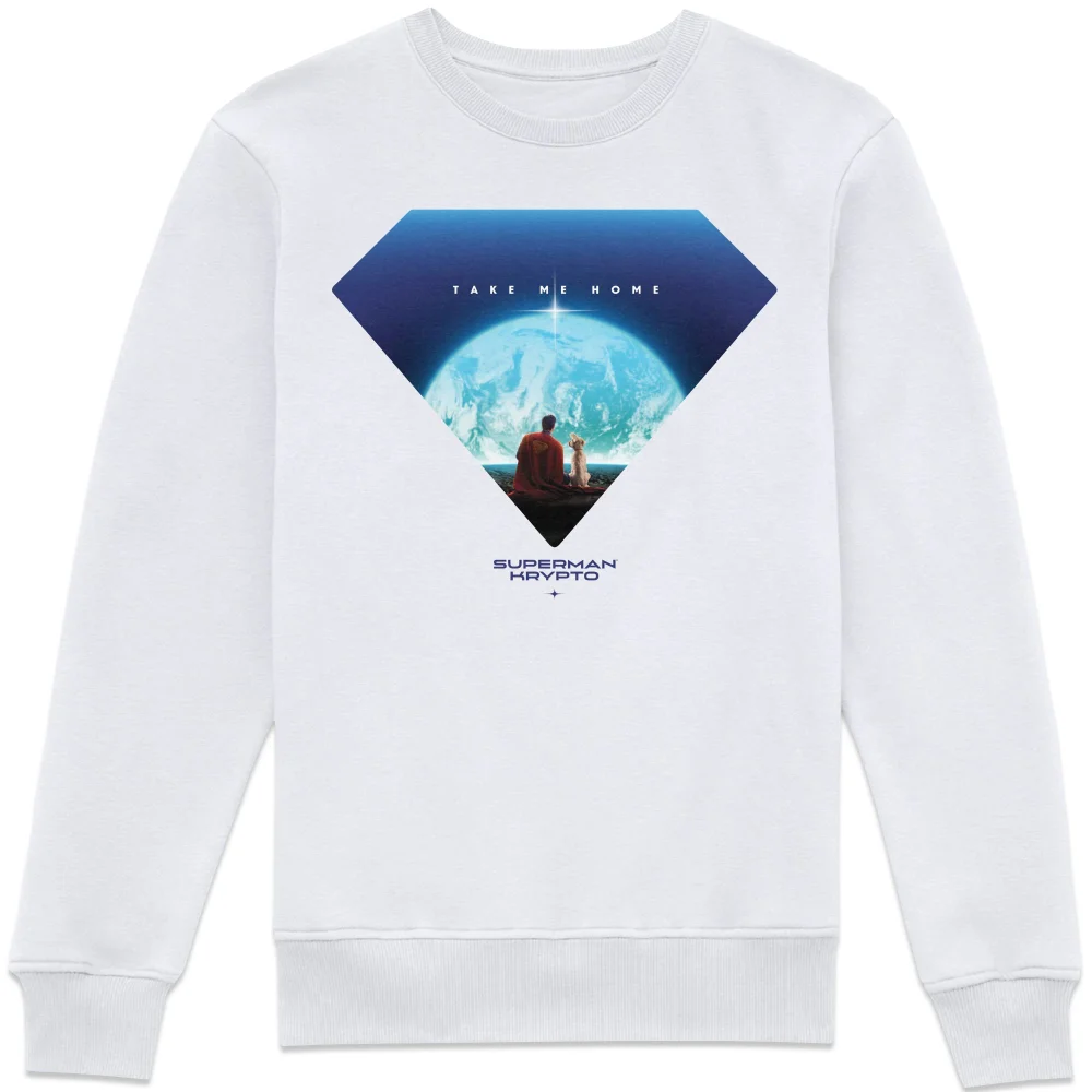 Superman Earth View Sweatshirt - White - XS Bild 1