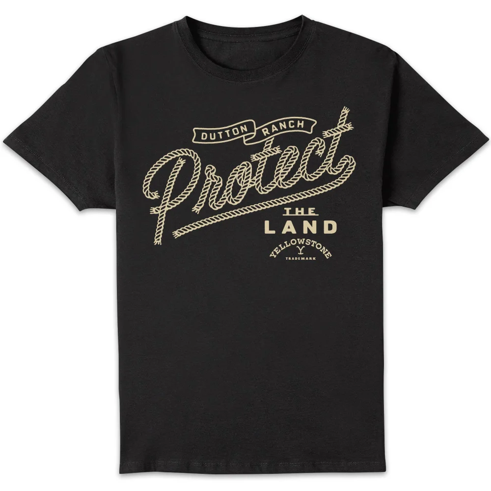 Yellowstone Protect The Land Unisex T-Shirt - Black - S Bild 1