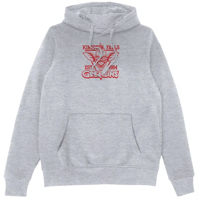 Gremlins Stripe Collegiate Hoodie - Grey
