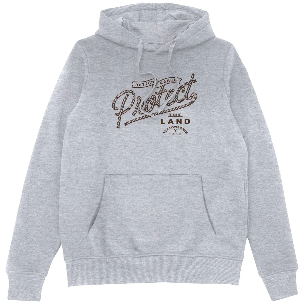 Yellowstone Protect The Land Hoodie - Grey - S Bild 1
