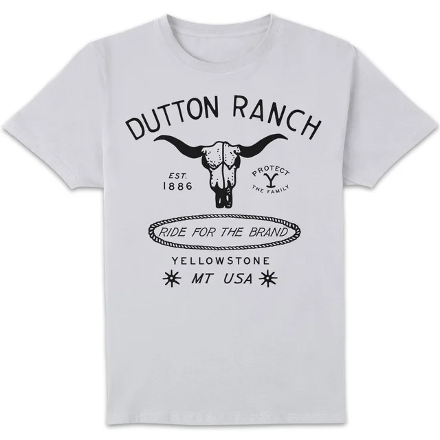 Yellowstone Ride For The Brand Unisex T-Shirt - White