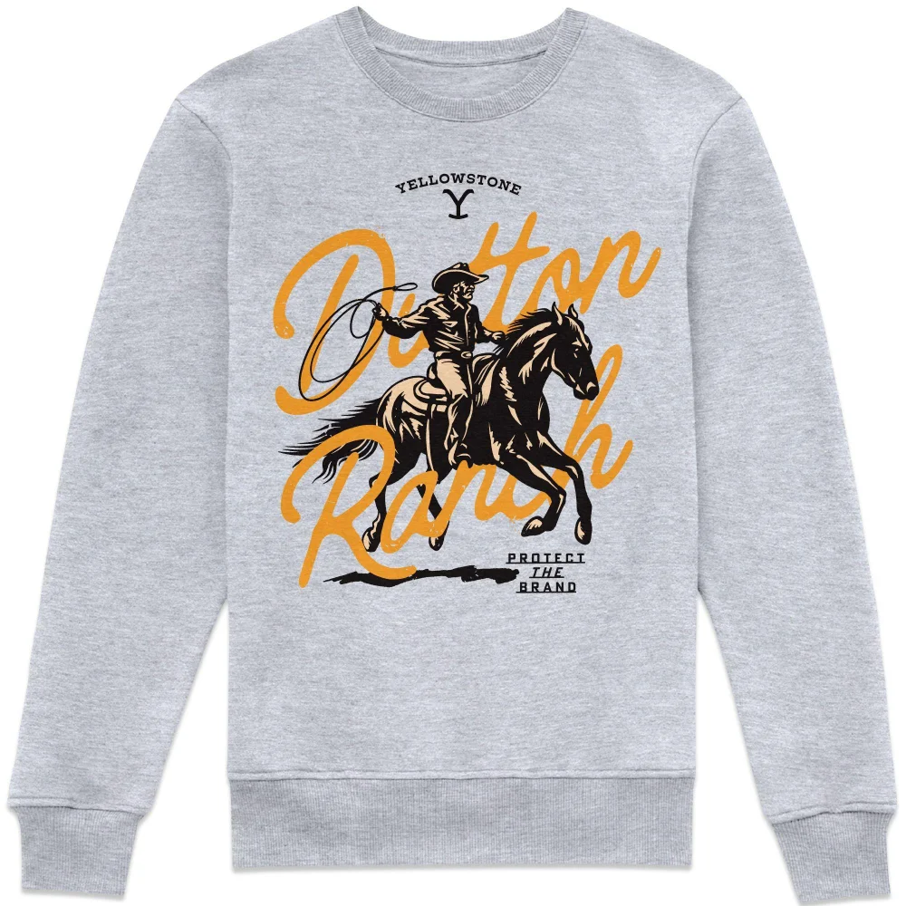 Yellowstone Dutton Ranch Lasso Sweatshirt - Grey - XS Bild 1