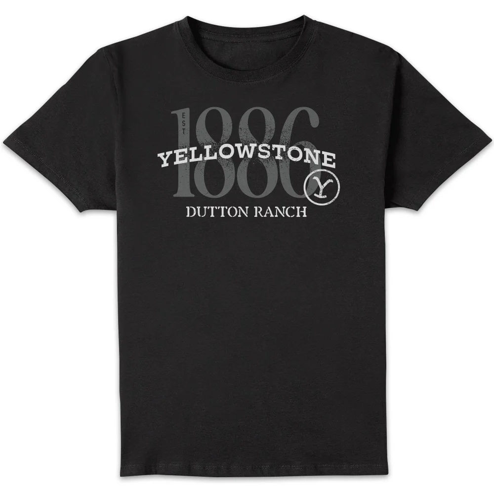 Yellowstone 1886 Unisex T-Shirt - Black - S Bild 1