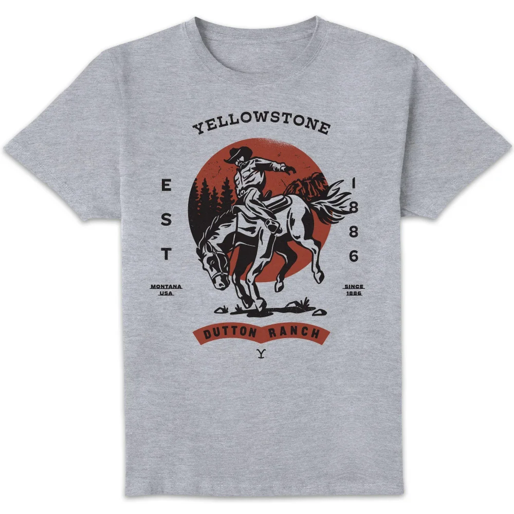 Yellowstone Saddle Up Unisex T-Shirt - Grey - S Bild 1