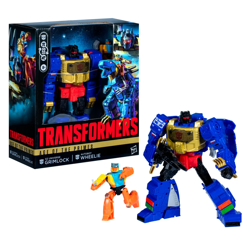 Hasbro Transformers Age of the Primes Leader Class G2 Universe Grimlock 7.5” Action Figure, 8+ Bild 1