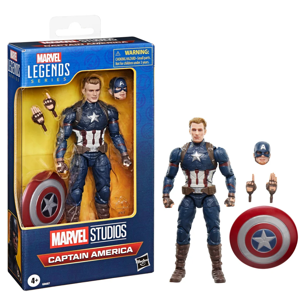 Hasbro Marvel Legends Series Captain America, Avengers: Endgame Collectible Action Figure (6”) Bild 1
