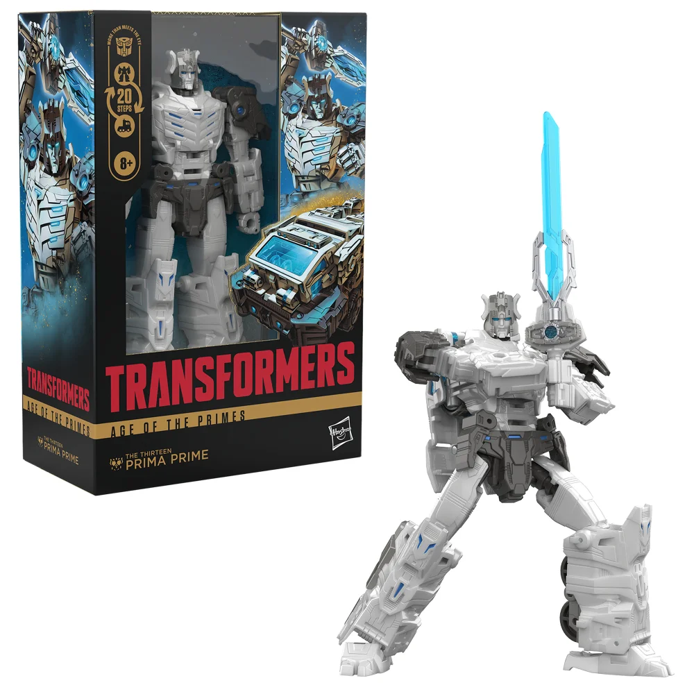 Hasbro Transformers Age of the Primes Voyager Class The Thirteen Prima Prime 7” Action Figure, 8+ Bild 1