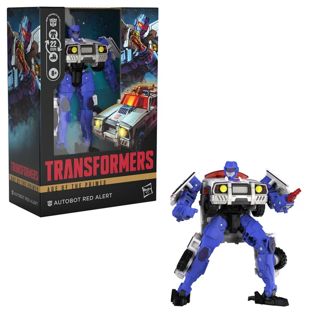 Hasbro Transformers Age of the Primes Voyager Class Autobot Red Alert 7” Action Figure, 8+
