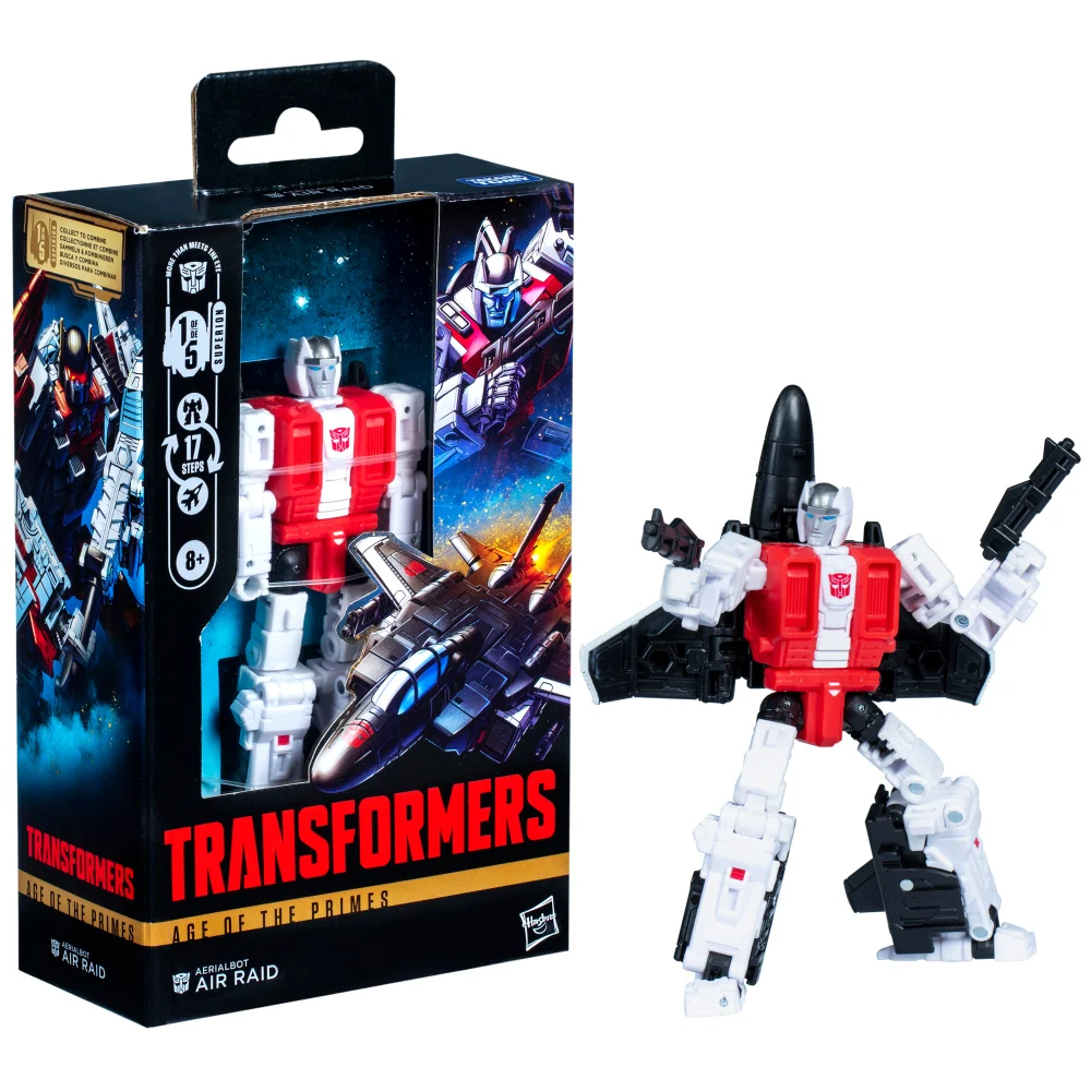 Hasbro Transformers Age of the Primes Deluxe Class Aerialbot Air Raid 5.5” Action Figure, 8+ Bild 1