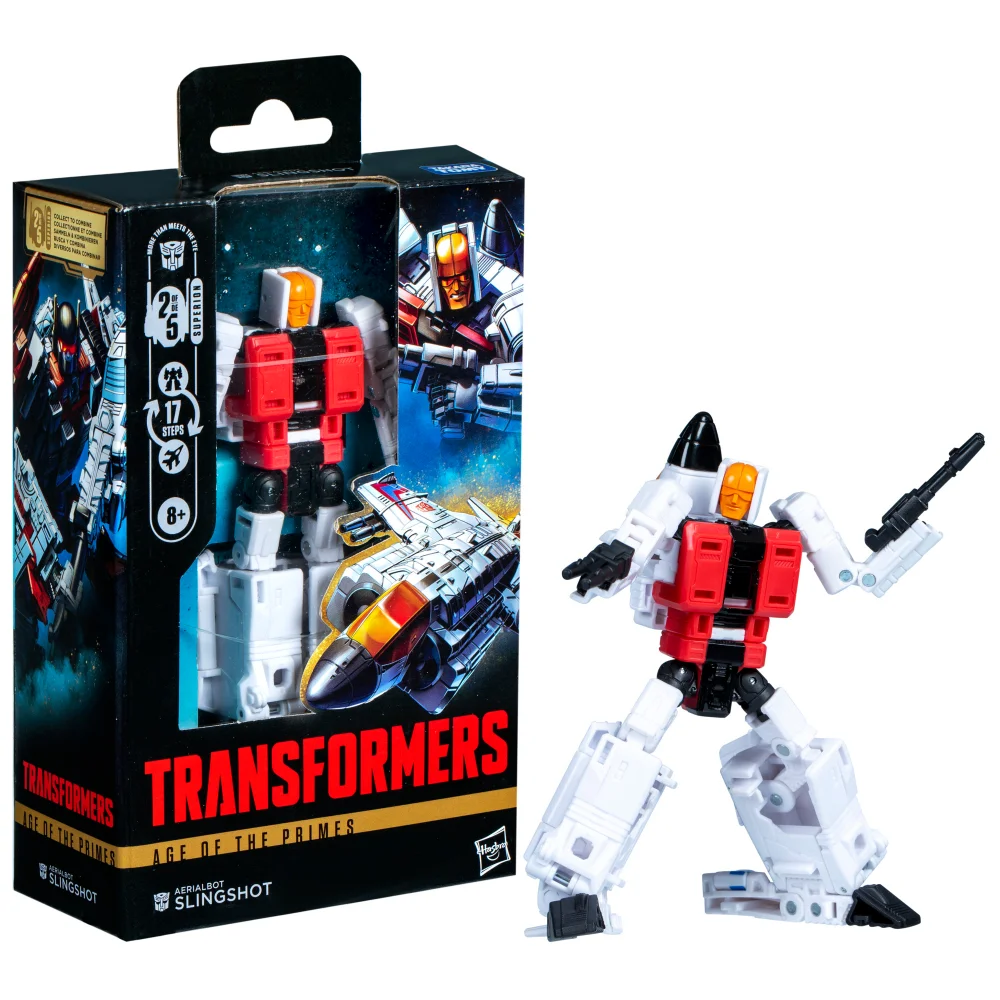Hasbro Transformers Age of the Primes Deluxe Class Aerialbot Slingshot 5.5” Action Figure, 8+ Bild 1