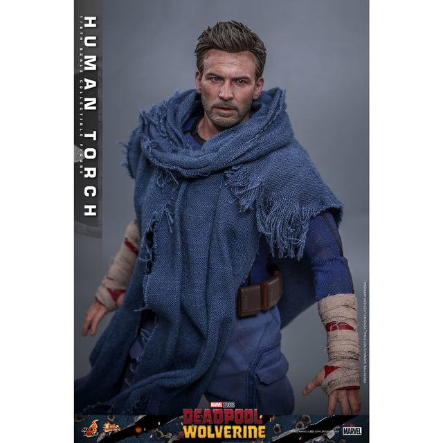 Hot Toys Marvel Deadpool & Wolverine Human Torch 1:6 Scale Figure