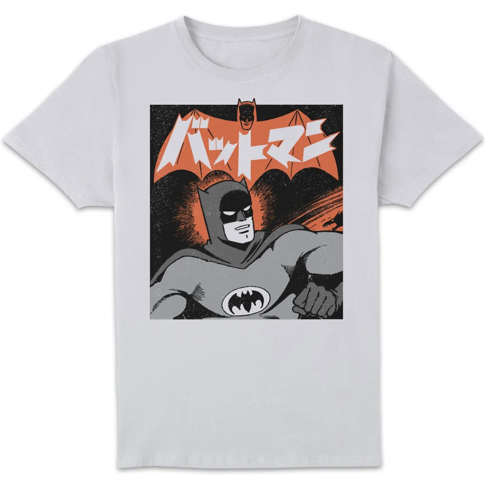 Batman Action Pose Unisex T-Shirt - White - S Bild 1