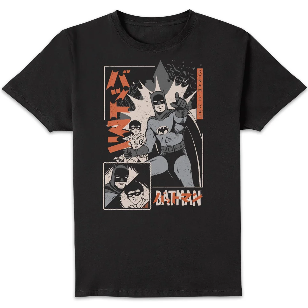 Batman Dynamic Duo Unisex T-Shirt - Black - S Bild 1