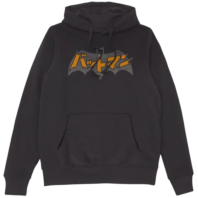 Batman Batmanga Logo Hoodie - Black