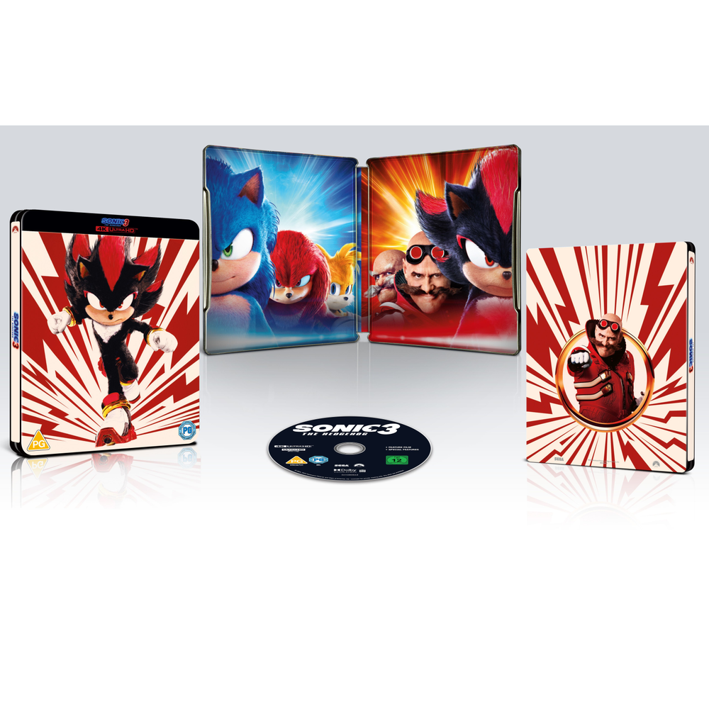 Sonic the Hedgehog 3 4K Ultra HD SteelBook #2 (Red) Bild 1
