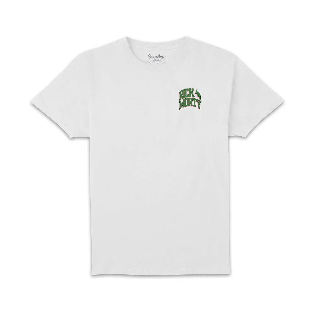 Rick and Morty Varsity Unisex T-Shirt - White - 3XL Bild 1