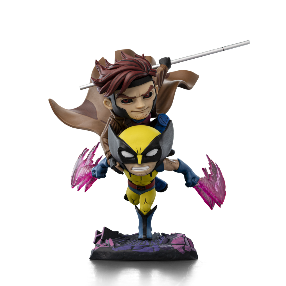 Iron Studios Gambit and Wolverine X-Men '97 Special Size MiniCo Figure Bild 1