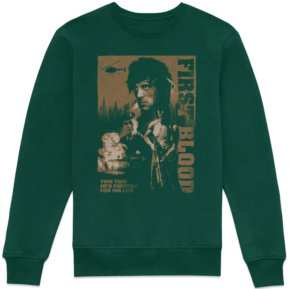 Rambo First Blood First Blood Swt Sweatshirt - Green - S Bild 1