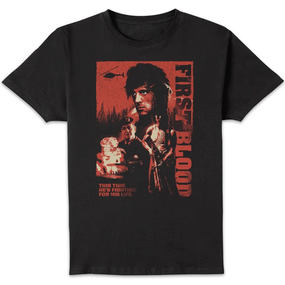 Rambo First Blood A War You Won't Believe Unisex T-Shirt - Black - S Bild 1