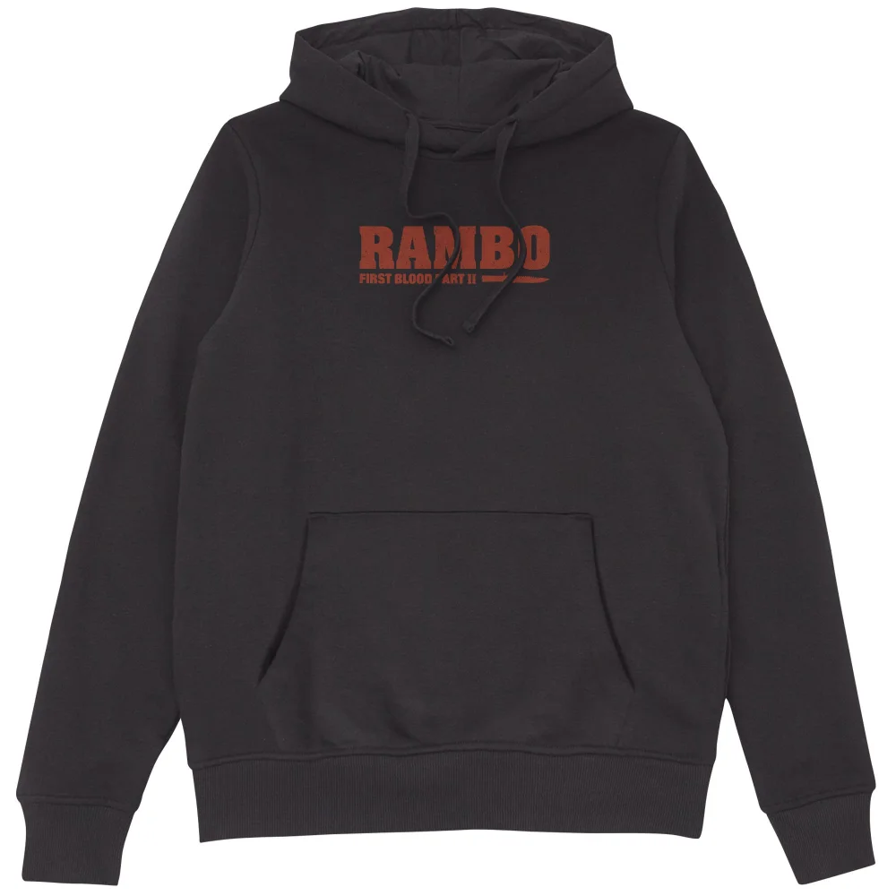 Rambo First Blood Part II Guerilla Warfare Hoodie - Black - S Bild 1