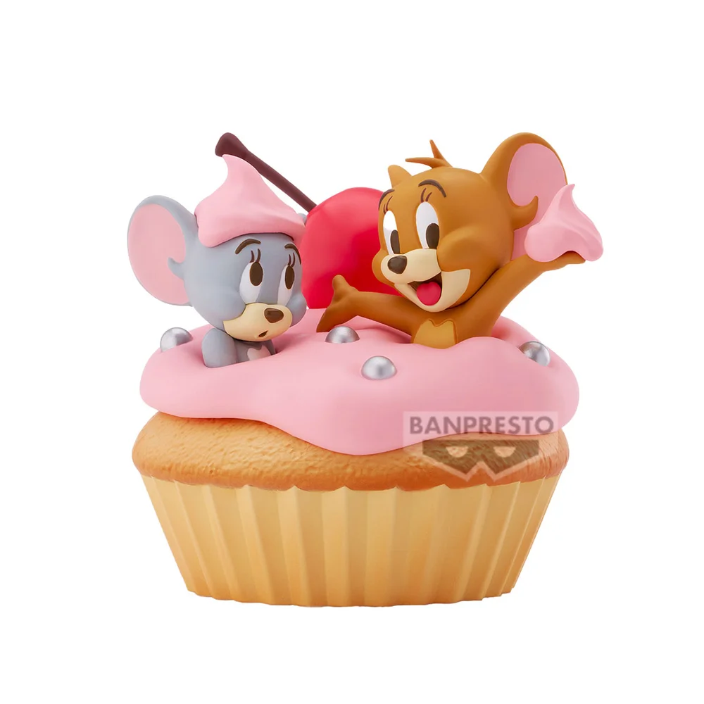 Banpresto Tom & Jerry Big Soft Vinyl Jerry & Tuffy Sweet Cupcake Figure (11cm) Bild 1