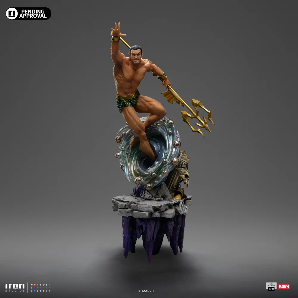 Iron Studios Marvel Infinity Gauntlet Diorama Art Scale 1/10 Namor Statue Bild 1