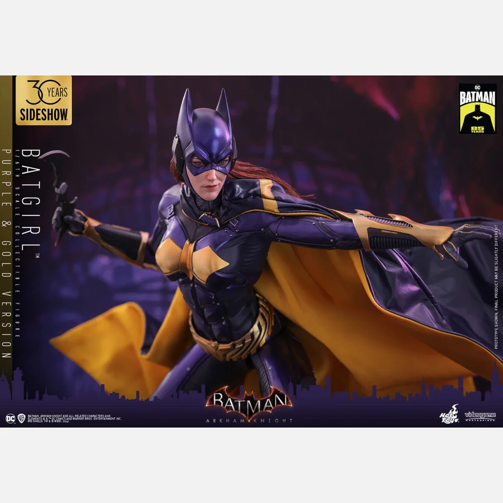 Hot Toys Batman: Arkham Knight Batgirl Purple & Gold 1/6th Scale Limited Edition Statue Bild 1