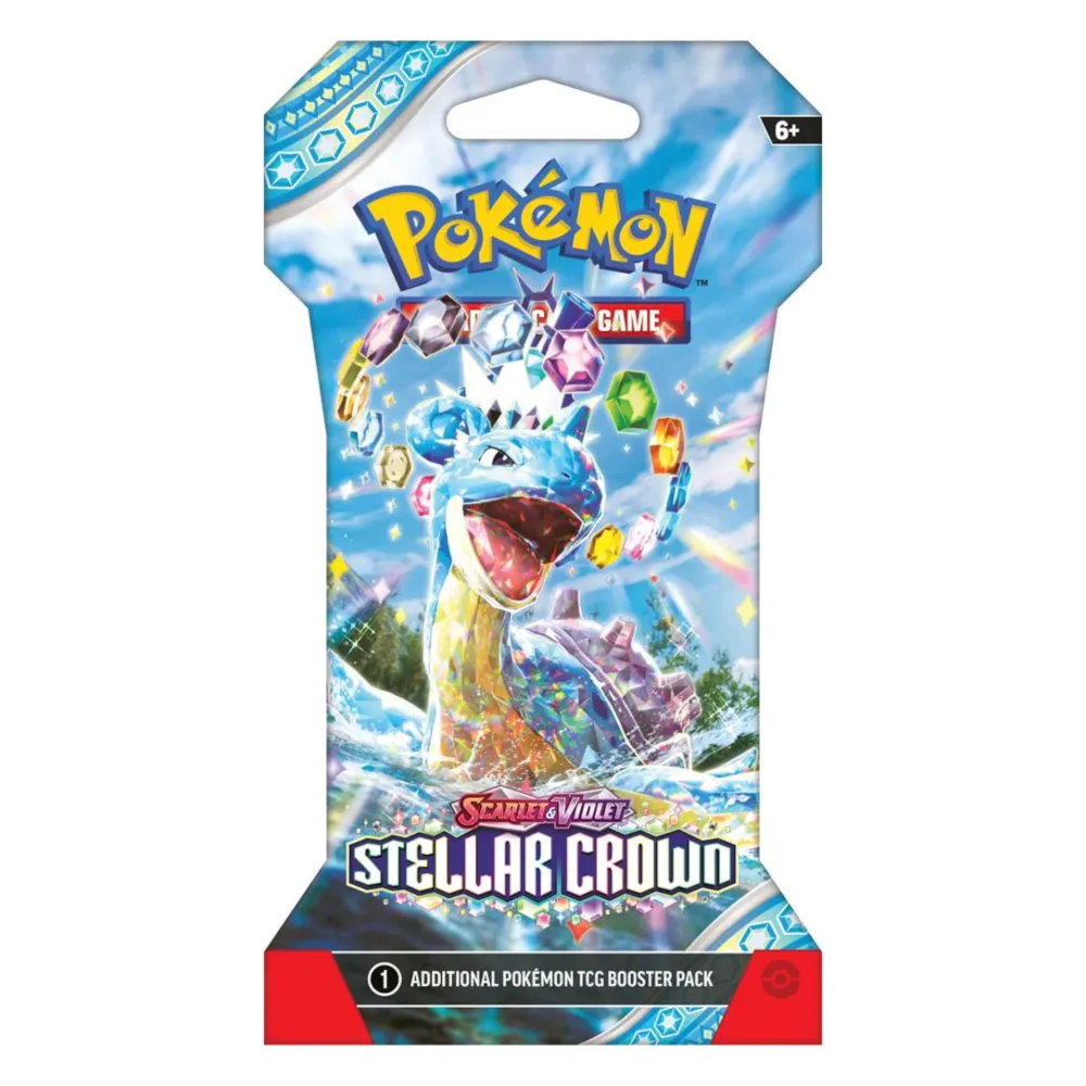 Pokemon TCG: Scarlet & Violet 7 Stellar Crown Sleeved Booster Bild 1