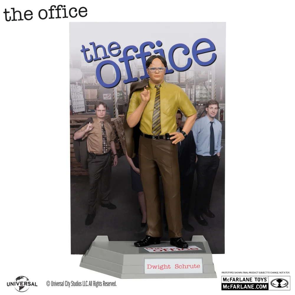 McFarlane Movie Maniacs 6inch Posed Universal Wave 4 The Office Dwight Action Figure Bild 1