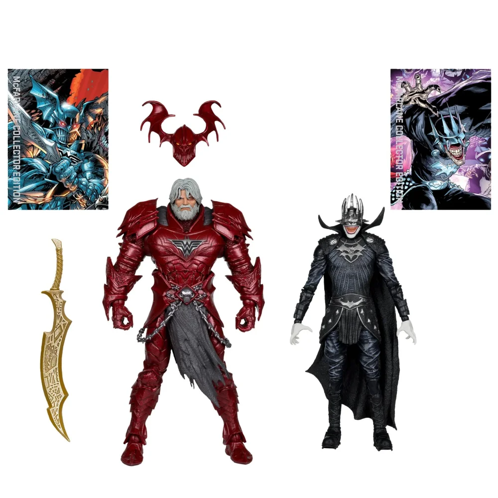 McFarlane DC Comics Dark Multiverse #4 Knight Armour Batman Who Laughs & Merciless Collector's Edition 2 Pack Bild 1