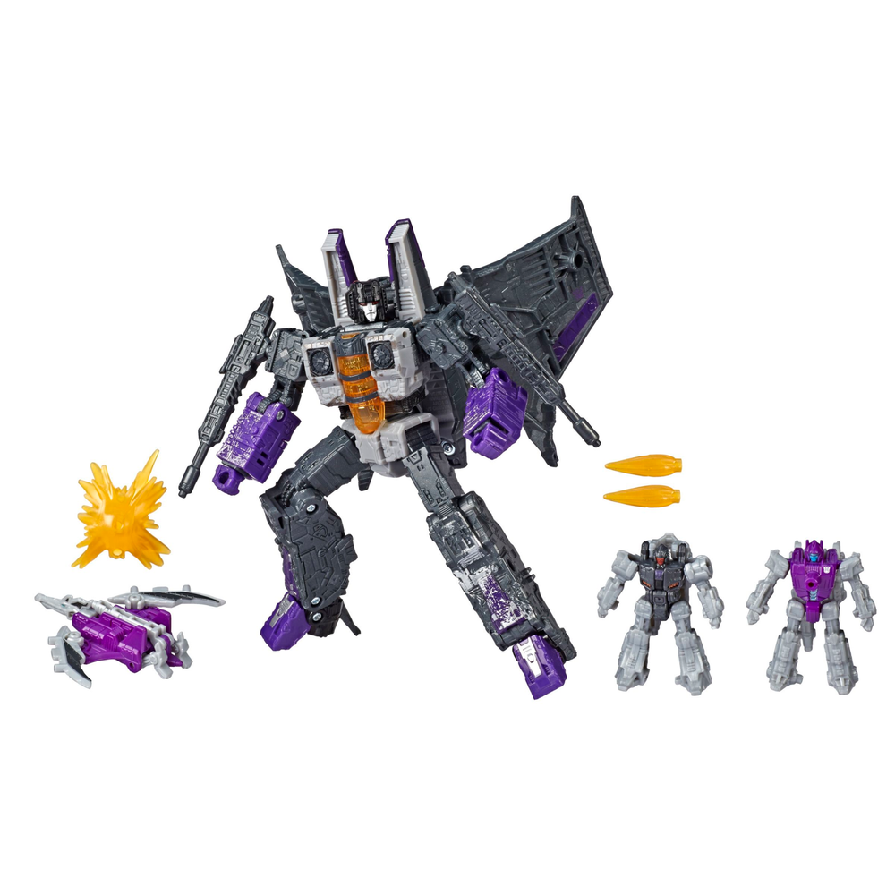 Hasbro Transformers War for Cybertron Voyager Decepticon Phantomstrike Squadron 4-Pack - Final Strike Figure Series: Part 2 Bild 1